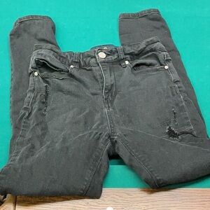 Indigo Rein Black Distressed Jeans